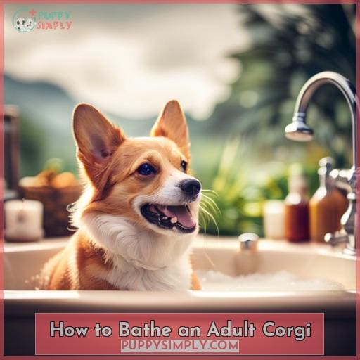 How to Bathe an Adult Corgi