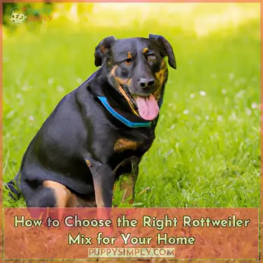 How to Choose the Right Rottweiler Mix for Your Home