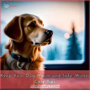 how to take care of dog in winter