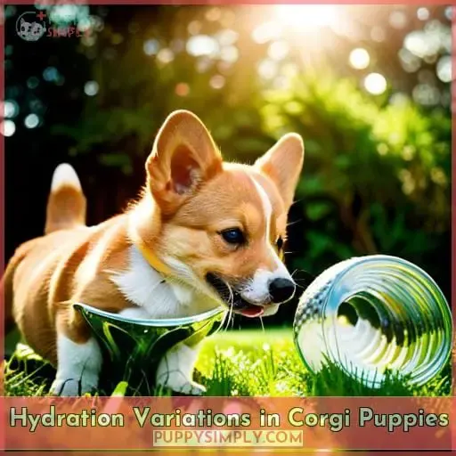 Hydration Variations in Corgi Puppies