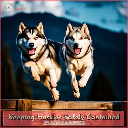 Keeping Huskies Safely Contained
