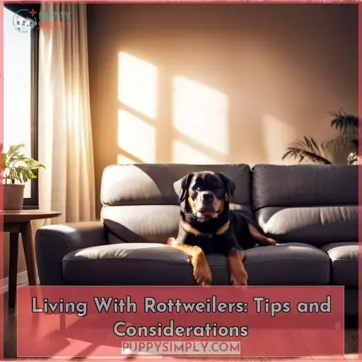 Living With Rottweilers: Tips and Considerations