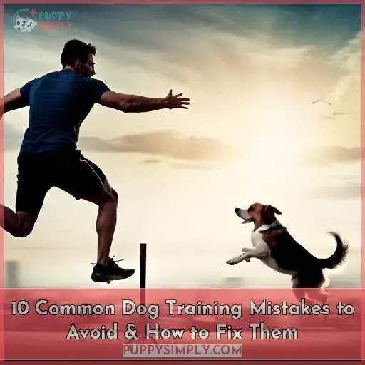 mistakes to avoid when training your dog