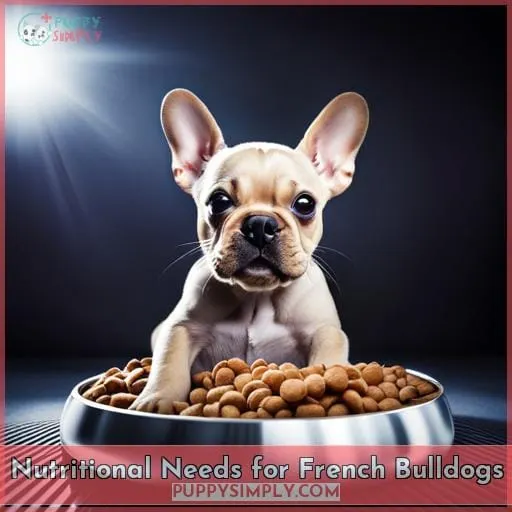 Nutritional Needs for French Bulldogs