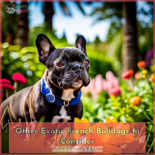 Other Exotic French Bulldogs to Consider