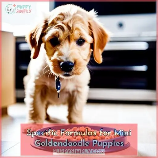 Specific Formulas for Mini Goldendoodle Puppies