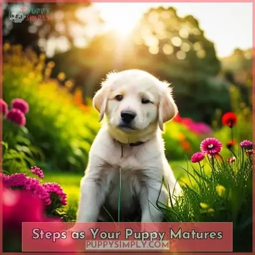 Steps as Your Puppy Matures