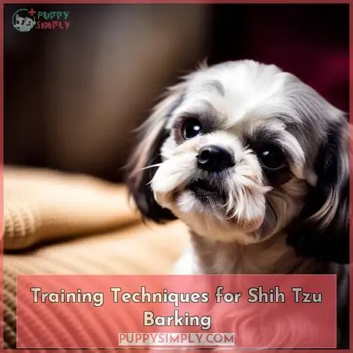 Training Techniques for Shih Tzu Barking