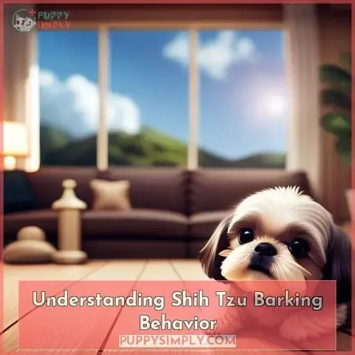 Understanding Shih Tzu Barking Behavior
