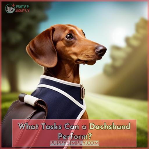 What Tasks Can a Dachshund Perform