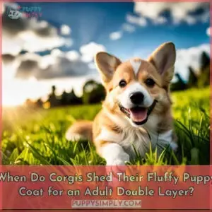 when do corgis shed their puppy coats