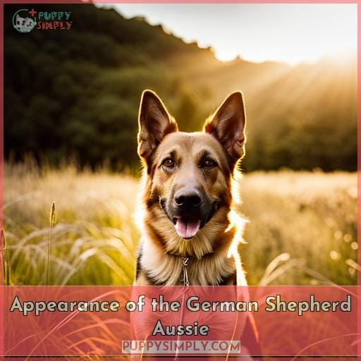 Appearance of the German Shepherd Aussie Appearance of the German Shepherd Aussie