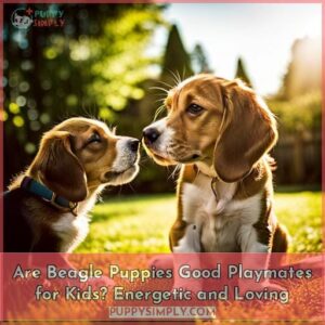 are beagle puppies good with kids