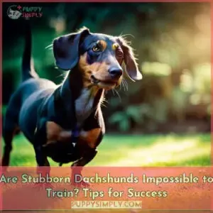 are dachsunds easy to train