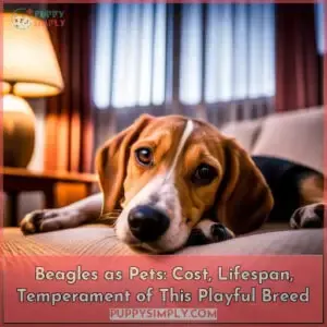 beagles as pets cost life expectancy and temperament