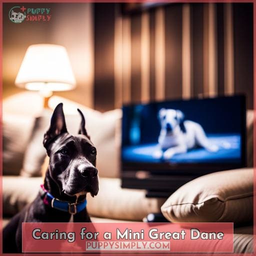 Caring for a Mini Great Dane