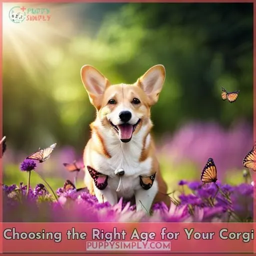 Choosing the Right Age for Your Corgi