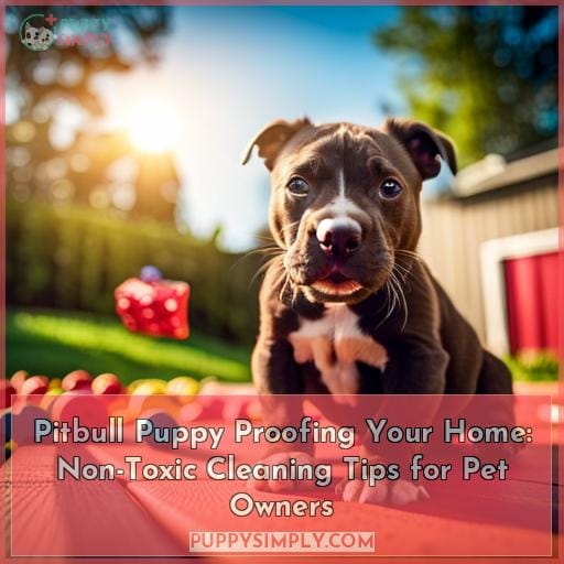 cleaning hacks with a bluenose pitbull puppy cleaning hacks with a bluenose pitbull puppy