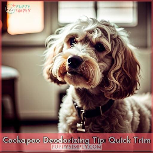 Cockapoo Deodorizing Tip: Quick Trim