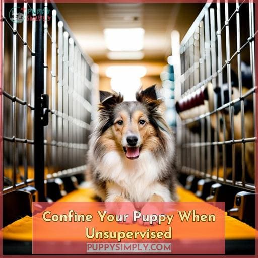 Confine Your Puppy When Unsupervised