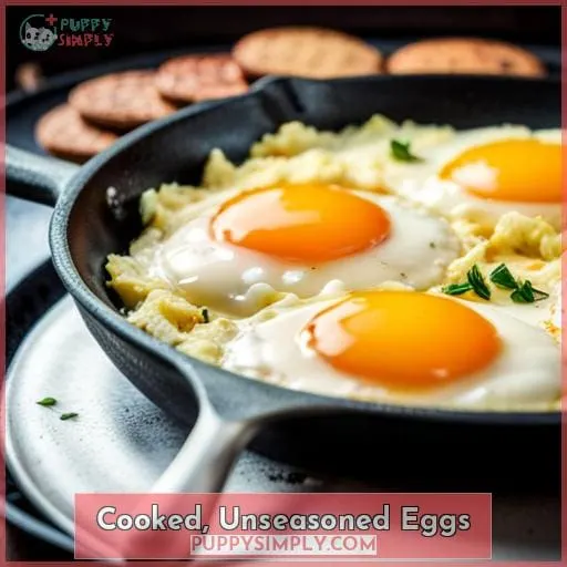 Cooked, Unseasoned Eggs