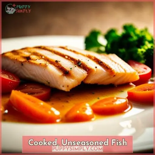Cooked, Unseasoned Fish