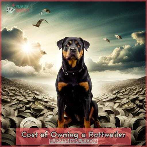 Cost of Owning a Rottweiler Cost of Owning a Rottweiler