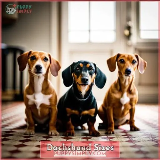 Dachshund Sizes