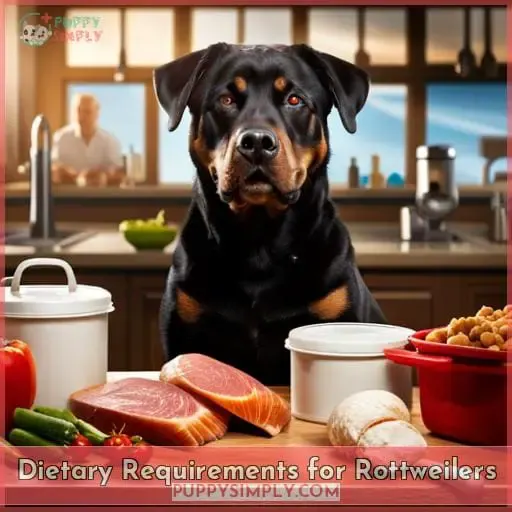 Dietary Requirements for Rottweilers