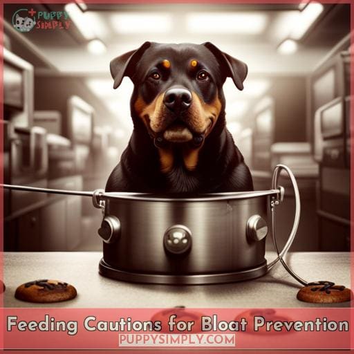 Feeding Cautions for Bloat Prevention