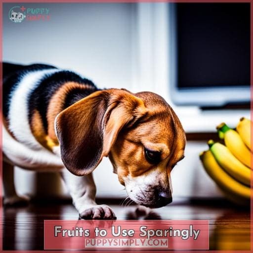 Fruits to Use Sparingly Fruits to Use Sparingly