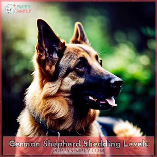 German Shepherd Shedding Levels