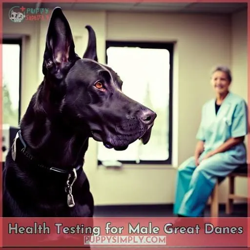 Health Testing for Male Great Danes
