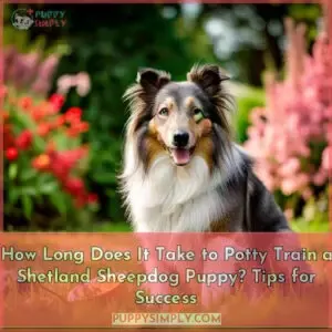 how long does it take to potty train a shetland sheepdog