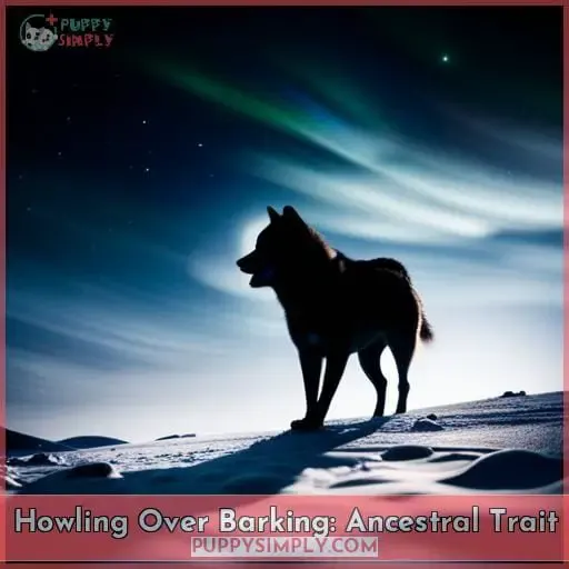 Howling Over Barking: Ancestral Trait