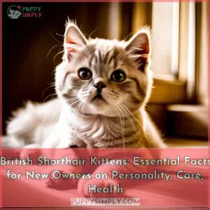 important facts about british shorthair kittens that would be helpful if you own one