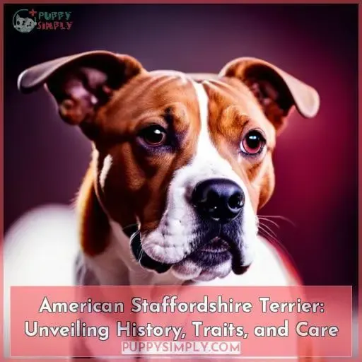 important information as well as facts about american staffordshire terrier