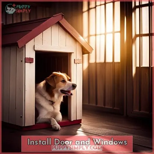 Install Door and Windows