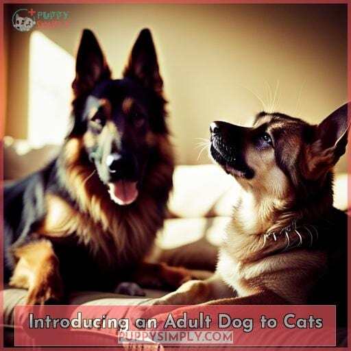 Introducing an Adult Dog to Cats Introducing an Adult Dog to Cats