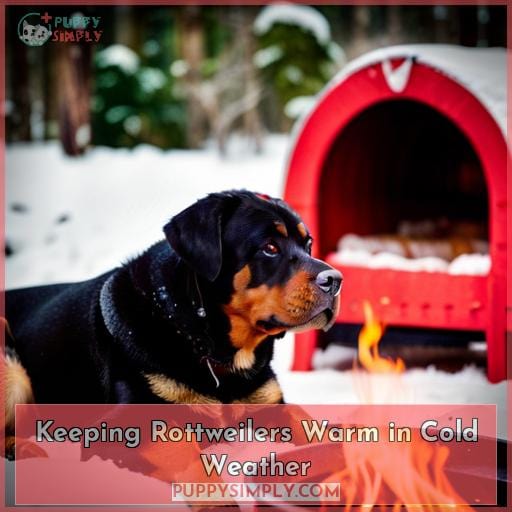Keeping Rottweilers Warm in Cold Weather