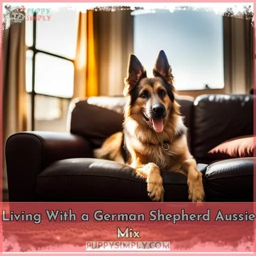 Living With a German Shepherd Aussie Mix