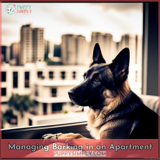 Managing Barking in an Apartment