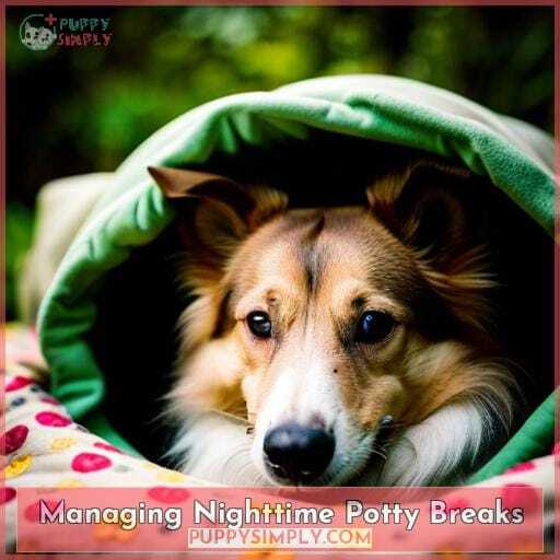 Managing Nighttime Potty Breaks Managing Nighttime Potty Breaks