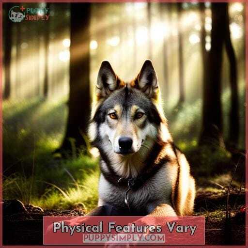 Physical Features Vary Physical Features Vary