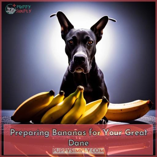 Preparing Bananas for Your Great Dane