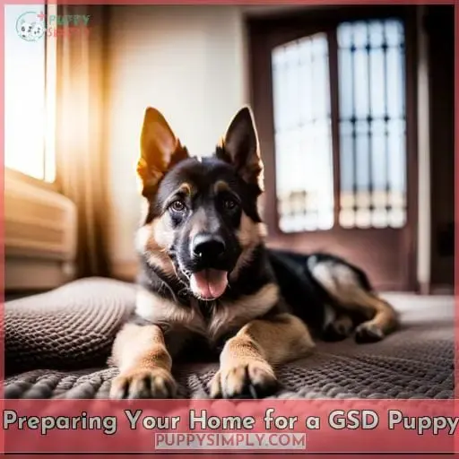 Preparing Your Home for a GSD Puppy