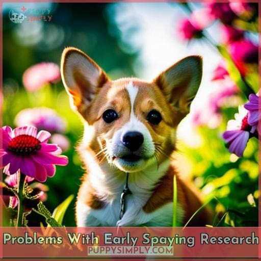 Problems With Early Spaying Research Problems With Early Spaying Research