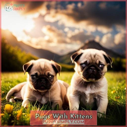 Pugs With Kittens