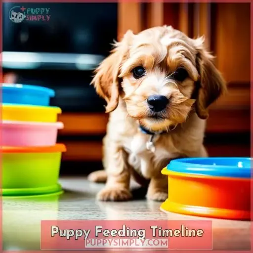Puppy Feeding Timeline