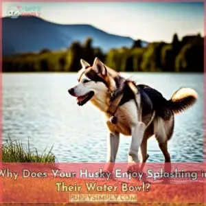 reasons your husky likes to dig in the water
